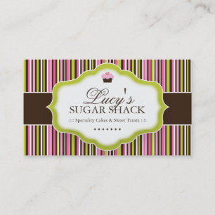 Cartões de visitas da padaria