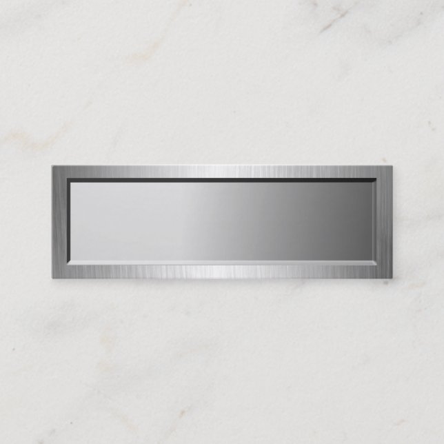 Cartões de visitas da placa de identificação do (Frente)