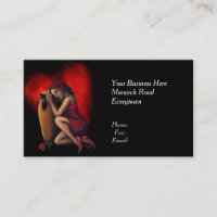 Cartões de visitas da pulsação do coração da salsa