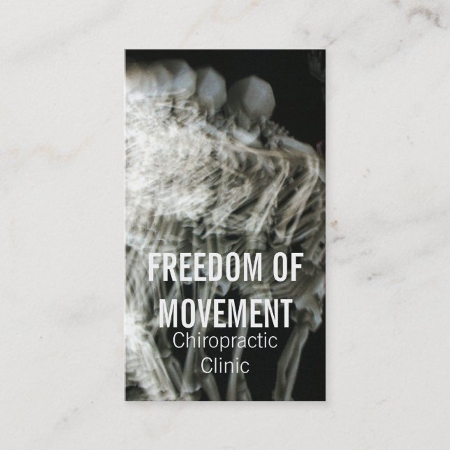 Cartões de visitas da quiroterapia (Frente)