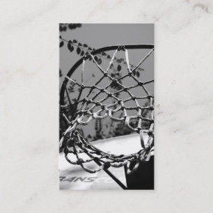 Cartões de visitas da rede da bola da cesta