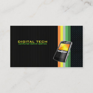 Cartões de visitas da tecnologia de Digitas