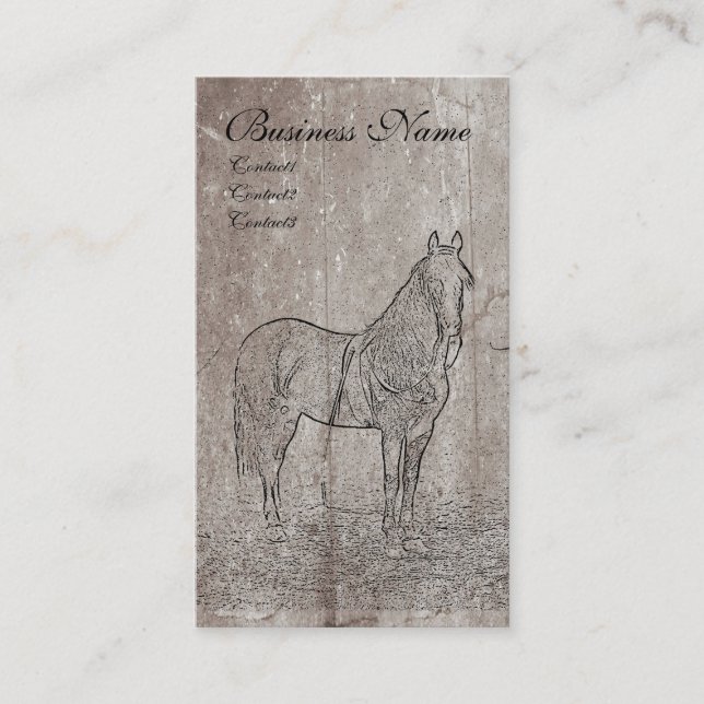 Cartões de visitas da União dos Cavalos da Guerra  (Frente)