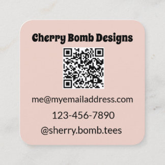 Cartões de visitas de alta qualidade com código QR