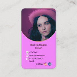 Cartões de visitas de artista de marca de logotipo