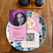 Cartões de visitas de artista de marca de logotipo