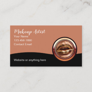 Cartões de visitas de Artistas Clássicos Makeup
