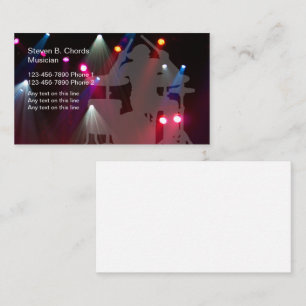 Cartões de visitas de Banda