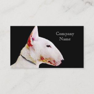 Cartões de visitas de bull terrier