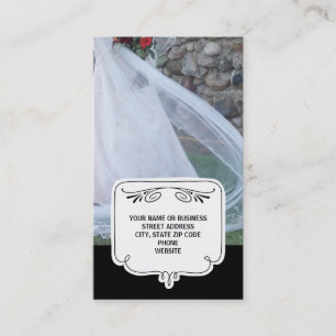 Cartões de visitas de casamento {Black}