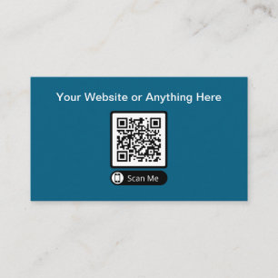 Cartões de visitas de Código QR de Quantidade Pequ
