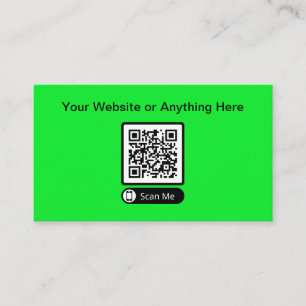 Cartões de visitas de Código QR de Quantidade Pequ