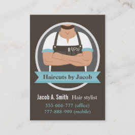 Cartões de visitas de Compro de Barber Legal Hipst