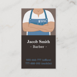 Cartões de visitas de Compro de Barber Male na mod
