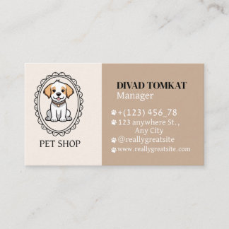 Cartões de visitas de Compro de Pet Modernos