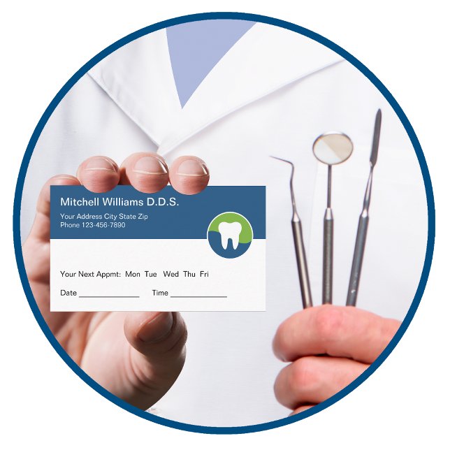 Cartões de visitas de Compromisso de Dentist Offic (Criador carregado)