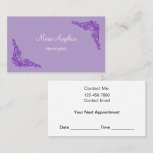 Cartões de visitas de Compromisso do Hairstylist C