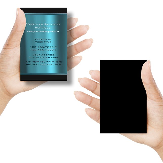 Cartões de visitas de computadores Legal (Criador carregado)