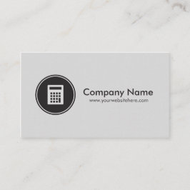 Cartões de visitas de Contabilidade