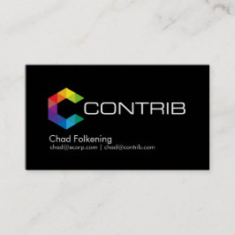 Cartões de visitas de Contrib