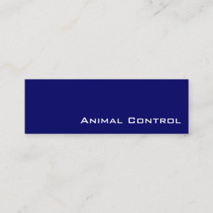 cartões de visitas de controlo de animais brancos