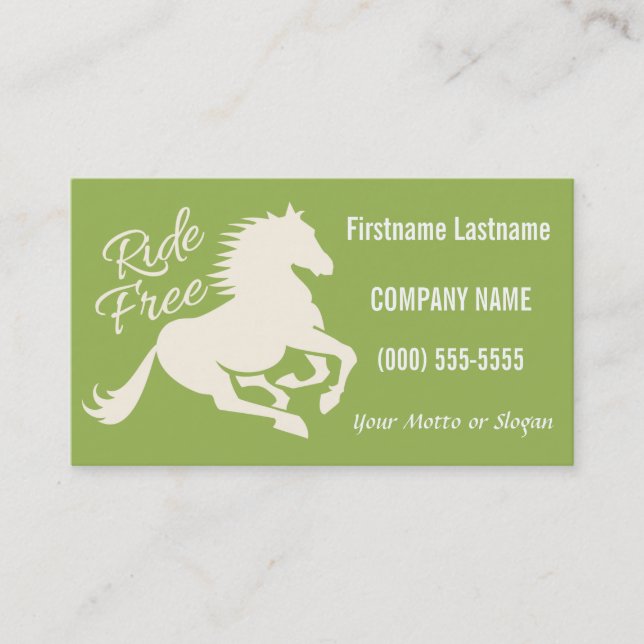 Cartões de visitas de cores personalizadas sem rum (Frente)