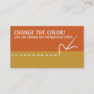 Cartões de visitas de costura Sewing da linha da