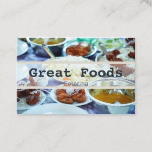 Cartões de visitas de cozinha