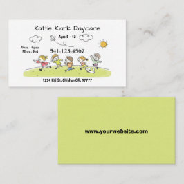 Cartões de visitas de dia simples