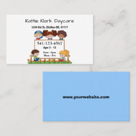 Cartões de visitas de dia simples