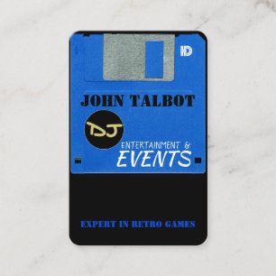 Cartões de visitas de Disquete 3 de Jogo Retroativ