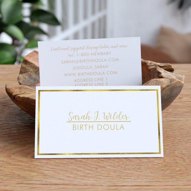 Cartões de visitas de Doula Midwie de Nascimento P (Criador carregado)