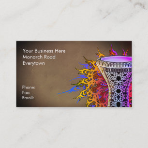 Cartões de visitas de Doumbek do arco-íris