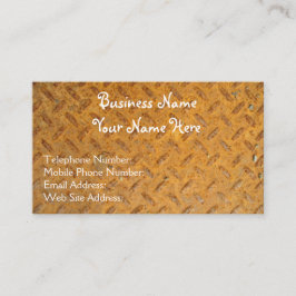 Cartões de visitas de efeito metálico em placas de