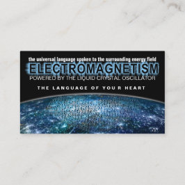 Cartões de visitas de eletromagnetismo