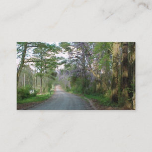 Cartões de visitas de estrada de saia