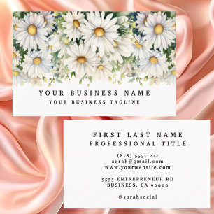 Cartões de visitas de Flores Elegante de Disias Br