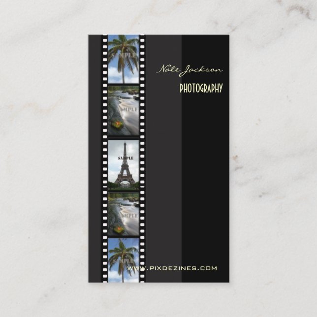 cartões de visitas DE FOTOGRAFIA MINI FOLIO (Frente)