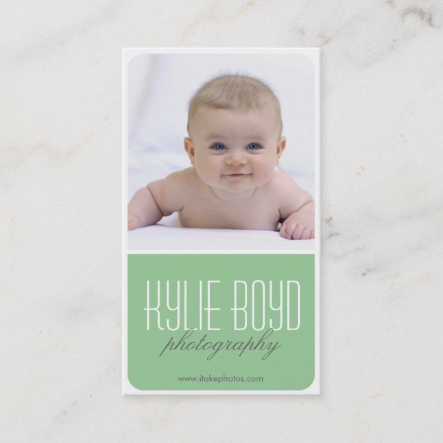 Cartões de visitas de fotografia para a colagem de (Frente)