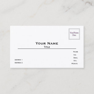 Cartões de visitas de fotos indestrutíveis