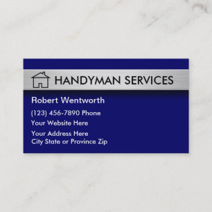 Cartões de visitas de Handyman