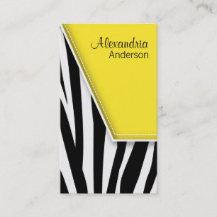 Cartões de visitas de Impressão de Hip Zebra de