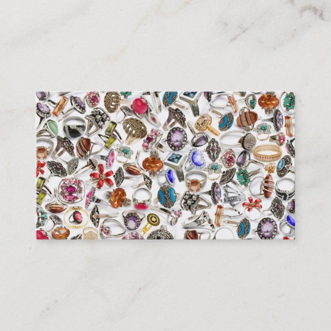 cartões de visitas de joalharia (Frente)