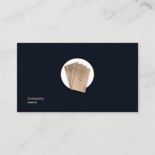 Cartões de visitas de jogo