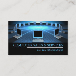 Cartões de visitas de Laptop técnicos de reparo 