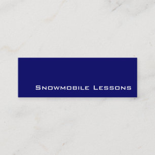 cartões de visitas de lições de marinho branco de 