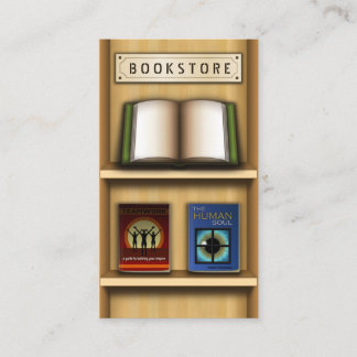 Cartões de visitas de Livraria da Loja Woodf Book