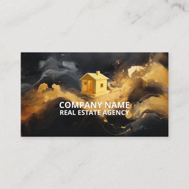 Cartões de visitas de luxo minimalistas (Frente)