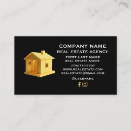 Cartões de visitas de luxo minimalistas