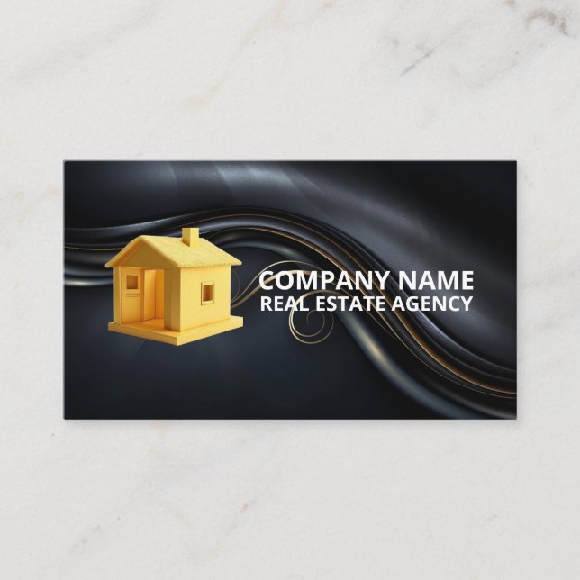 Cartões de visitas de luxo minimalistas (Frente)